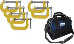 Gibraltar - 6 Piece C-Clamp Set - Includes C-Clamps - USA Tool & Supply