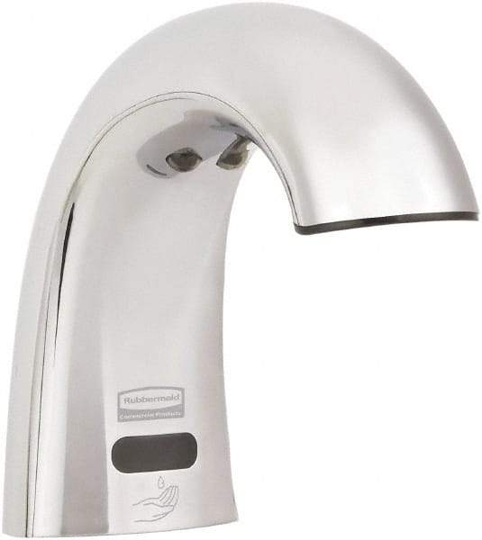 Rubbermaid - 800 to 1600 mL Foam Soap Dispenser Hardware - Plastic, Counter Mounted, Chrome - USA Tool & Supply