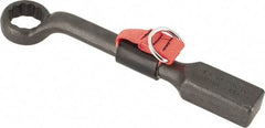 Proto - 1-1/8" 12 Point Tethered Striking Box Wrench - Single End, 11" OAL, Steel, Black Finish - USA Tool & Supply