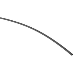 Value Collection - 6" Long Heat Shrink Electrical Tubing - Black - USA Tool & Supply