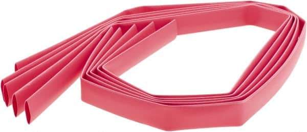 Value Collection - 24" Long Heat Shrink Electrical Tubing - Red - USA Tool & Supply