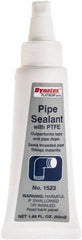 Made in USA - 50 mL Pipe Sealant - PTFE Based, 392°F Max Working Temp - USA Tool & Supply