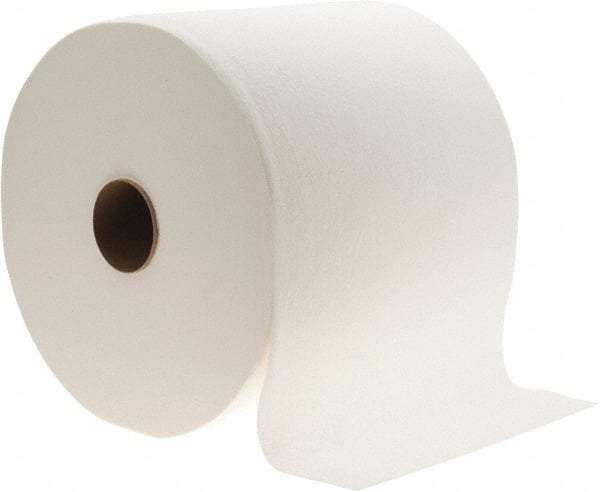 Made in USA - General Purpose Wipes - Jumbo Roll, 12-1/2" x 13" Sheet Size, White - USA Tool & Supply