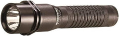 Streamlight - White LED Bulb, 260 Lumens, Industrial/Tactical Flashlight - Black Aluminum Body, 1 3.75V Lithium-Ion Battery Included - USA Tool & Supply