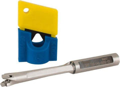 Iscar - 8.5mm to 8.89mm Diam, 5xD, 42.42mm Max Depth, 9mm Shank Diam, 89.92mm OAL, Replaceable-Tip Drill - FCP, ICK, ICK-2M, ICM, ICP, iCP-2M Insert, 8 Seat Size, 61665048 Toolholder, Series UniSumoCham - USA Tool & Supply
