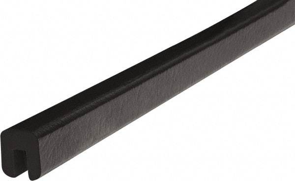 PRO-SAFE - Polyurethane Foam Type G Edge Guard - Black - USA Tool & Supply