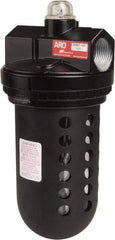 ARO/Ingersoll-Rand - 1" NPT, 150 Max psi Super Duty Modular Lubricator - Polycarbonate Bowl, Zinc Body, 374 CFM, 125°F Max Temp, 4.63" Long x 4.79" Wide x 10.34" High - USA Tool & Supply