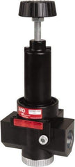 ARO/Ingersoll-Rand - 1 NPT Port, 500 CFM, Zinc Body Super-Duty Regulator - 0 to 180 psi Range, 300 Max psi Supply Pressure, 1/4" Gauge Port Thread, 2.62" Wide x 10.31" High - USA Tool & Supply