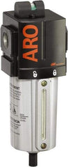 ARO/Ingersoll-Rand - 1/2" Port Coalescing Filter - Metal Bowl, Automatic Drain, 250 Max psi, 0.3 Micron Rating, 2.756" Long x 2.874" Wide x 8.583" High - USA Tool & Supply