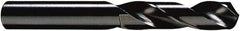 Hertel - 23/64" 118° Spiral Flute High Speed Steel Screw Machine Drill Bit - Oxide Finish, Right Hand Cut, 1-3/4" Flute Length, 3-1/16" OAL, Standard Point, Straight Shank - USA Tool & Supply