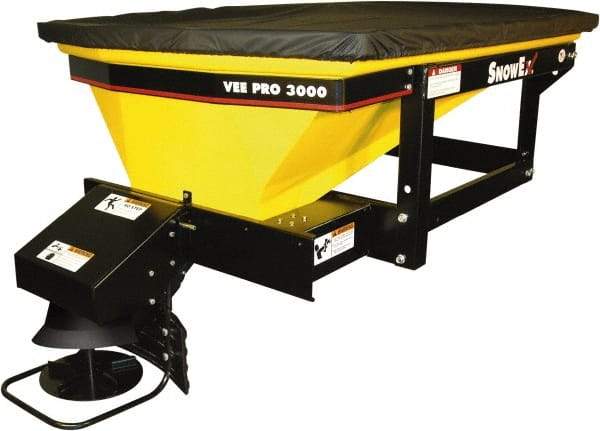 Trynex - 1,080 Lb Polyethylene Vehicle Mounted Landscape Spreader - 12 Volt - USA Tool & Supply