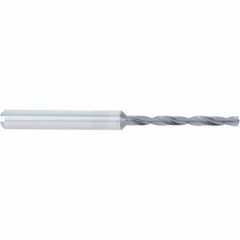 Accupro - 17/64" 140° Spiral Flute Solid Carbide Taper Length Drill Bit - USA Tool & Supply