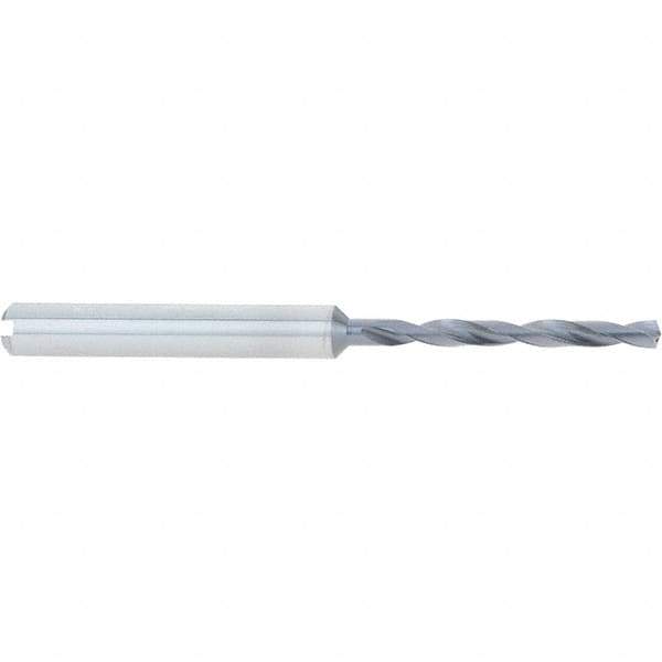 Accupro - 5/16", 140° Point, Spiral Flute, Solid Carbide Taper Length Drill Bit - TiAlN Finish, 76mm Flute Length, 114mm OAL - USA Tool & Supply
