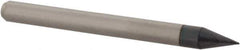 Accupro - 0.01" Diam, 0.03" LOC, 2 Flute Solid Carbide Ball End Mill - AlTiN Finish, Single End, 1-1/2" OAL, 1/8" Shank Diam, Spiral Flute - USA Tool & Supply