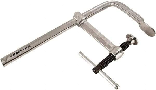 Wilton - 4-3/4" Deep Throat, 18" Max Capacity, Standard Sliding Arm Clamp - 1,800 Lb Clamping Pressure - USA Tool & Supply