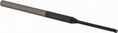 Accupro - 1/16" Diam, 0.093" LOC, 3 Flute Solid Carbide Ball End Mill - AlTiN Finish, Single End, 2-1/2" OAL, 1/8" Shank Diam, Spiral Flute - USA Tool & Supply