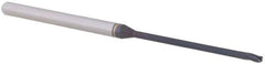 Accupro - 1/16" Diam, 0.093" LOC, 3 Flute Solid Carbide Ball End Mill - AlTiN Finish, Single End, 2-1/2" OAL, 1/8" Shank Diam, Spiral Flute - USA Tool & Supply