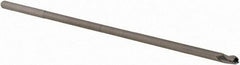 Accupro - 1/8" Diam, 3/16" LOC, 3 Flute Solid Carbide Ball End Mill - Uncoated, Single End, 4" OAL, 1/8" Shank Diam, Spiral Flute - USA Tool & Supply