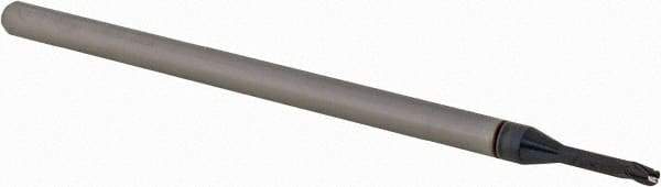 Accupro - 1/16" Diam, 0.093" LOC, 3 Flute Solid Carbide Ball End Mill - AlTiN Finish, Single End, 2-1/2" OAL, 1/8" Shank Diam, Spiral Flute - USA Tool & Supply