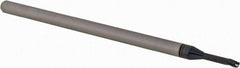 Accupro - 1/16" Diam, 0.093" LOC, 3 Flute Solid Carbide Ball End Mill - AlTiN Finish, Single End, 2-1/2" OAL, 1/8" Shank Diam, Spiral Flute - USA Tool & Supply