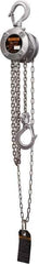 Harrington Hoist - 500 Lb Lifting Capacity, 10' Lift Height, Hand Hoist - Made from Chain - USA Tool & Supply