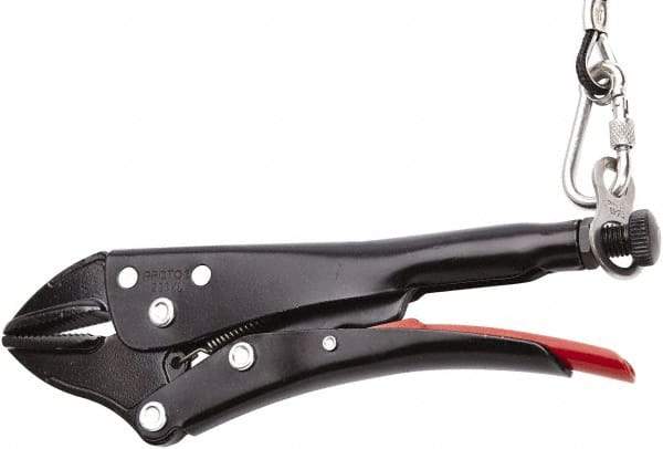 Proto - 9-1/4" OAL Straight Jaw Locking Pliers - 5/8" Jaw Width, Straight Handle - USA Tool & Supply