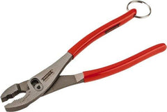 Proto - 10" OAL, 2-11/64" Jaw Length, 1-13/32" Jaw Width, Tethered, Slip Joint Pliers - 2 Positions, Slip Joint Head, Slip Joint Plier Tool - USA Tool & Supply