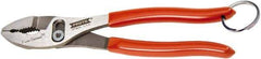 Proto - 6-1/2" OAL, 1-27/64" Jaw Length, 1-1/4" Jaw Width, Tethered, Slip Joint Pliers - 2 Positions, Slip Joint Head, Slip Joint Plier Tool - USA Tool & Supply