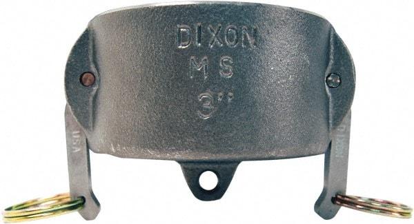 Dixon Valve & Coupling - 4" Malleable Iron Cam & Groove Suction & Discharge Hose Dust Cap For Use with Adapters - Part DC, 100 Max psi - USA Tool & Supply