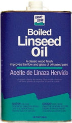 Klean-Strip - 1 Qt Metal Can Clear Wood Stain - Boiled Linseed Oil-Based, 0 g/L VOC Content - USA Tool & Supply