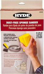 Hyde Tools - 3' Hose Length, Sanding Sponge - Use With Shop Vacs - USA Tool & Supply