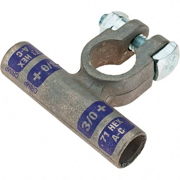 Thomas & Betts - 3/0 AWG, Tin Plated Copper Battery Connector - Purple - USA Tool & Supply