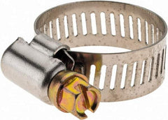 Value Collection - SAE Size 10, 9/16 to 1-1/16" Diam, Stainless Steel Worm Drive Clamp - 1/2" Wide - USA Tool & Supply