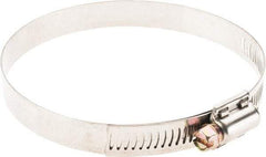 Value Collection - SAE Size 60, 3-5/16 to 4-1/4" Diam, Stainless Steel Worm Drive Clamp - 1/2" Wide - USA Tool & Supply