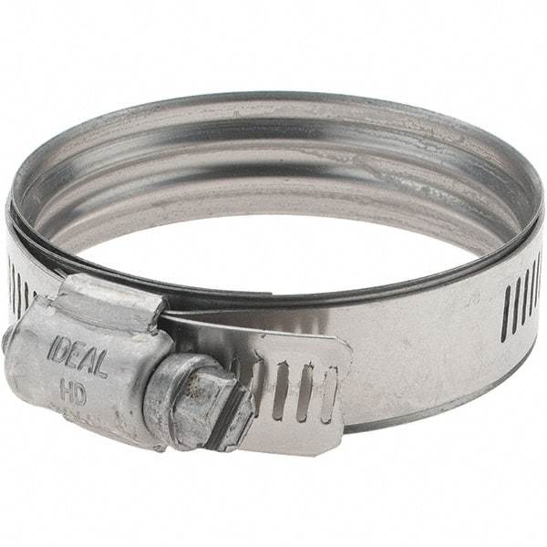 IDEAL TRIDON - SAE Size 34, 41 to 62mm Diam, Stainless Steel 360° Worm Drive Clamp - USA Tool & Supply