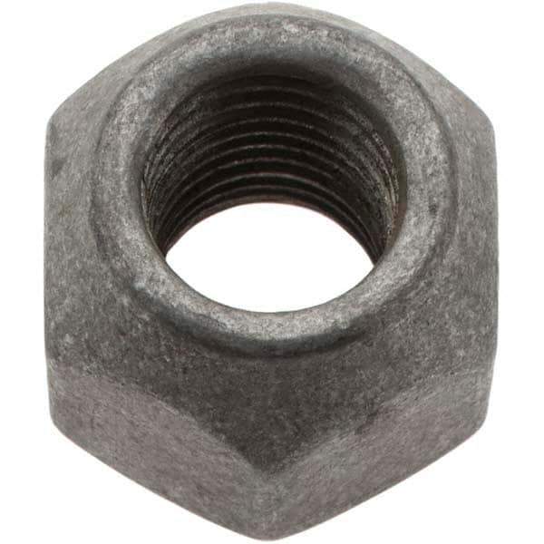 Value Collection - M12-1.5 Zinc Finish Open Wheel Nut - 21mm Hex, 18mm Overall Length, 60° Seat Angle - USA Tool & Supply