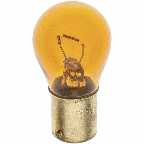 Import - 12.8 Volt, Incandescent Miniature & Specialty S8 Lamp - Bayonet Base - USA Tool & Supply