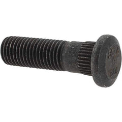 Value Collection - M12x1.5 Wheel Hub Bolt Wheel Stud - 13.08mm Knurl, 42mm OAL, 12.5mm Shoulder Length - USA Tool & Supply