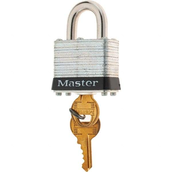 Master Lock - Padlocks Keyed: Keyed Alike Shackle Clearance: 3/4 (Inch) - USA Tool & Supply