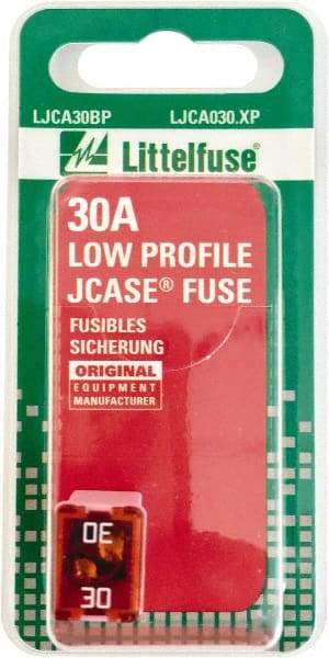 Littelfuse - 30 Amp, 58 VDC, Automotive Fuse - Pink, Littlefuse 895030 - USA Tool & Supply