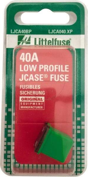 Littelfuse - 40 Amp, 58 VDC, Automotive Fuse - Green, Littlefuse 895040 - USA Tool & Supply