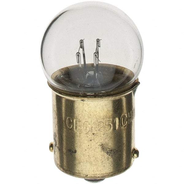 Import - 28 Volt, Incandescent Miniature & Specialty G6 Lamp - Bayonet Base - USA Tool & Supply