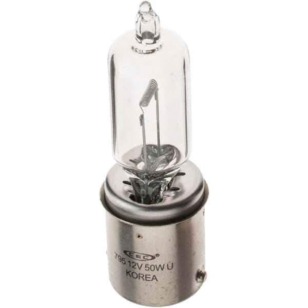 Import - 12.8 Volt, Halogen Miniature & Specialty T6 Lamp - Bayonet Base - USA Tool & Supply