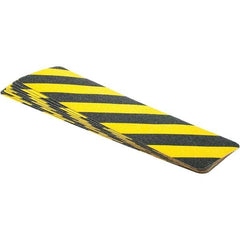 Made in USA - Black & Yellow Anti-Slip Cleat - 6" Wide x 2' Long - USA Tool & Supply