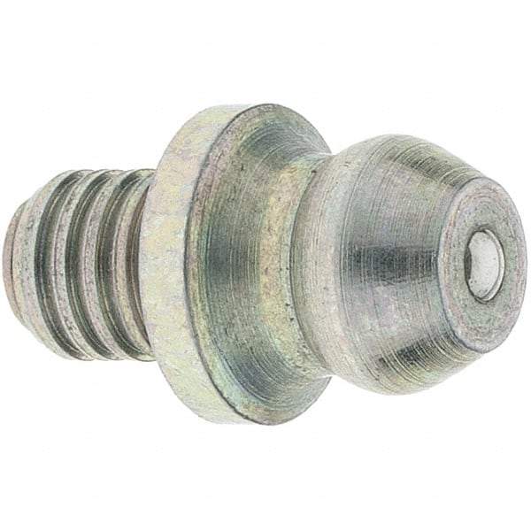 Value Collection - Straight Head Angle, 3/16 Thread Drive-In Grease Fitting - USA Tool & Supply