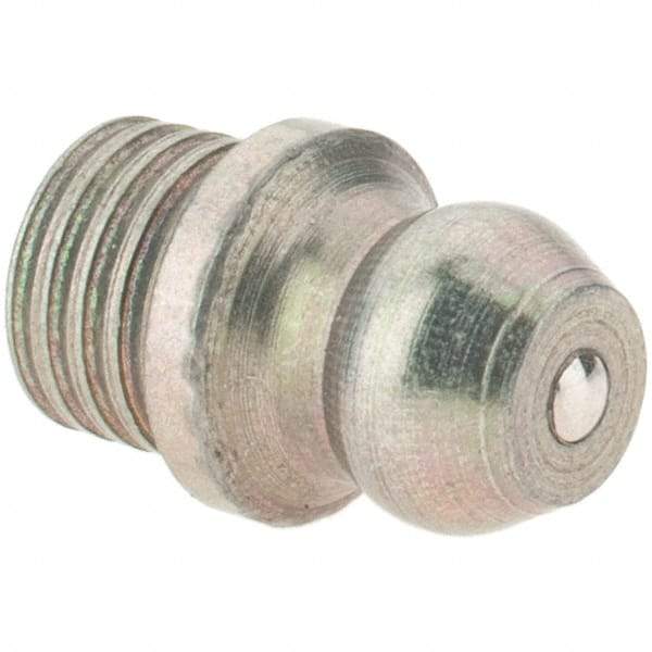 Value Collection - Straight Head Angle, 1/4 Thread Drive-In Grease Fitting - USA Tool & Supply