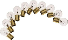 Value Collection - 12.8 Volt, Incandescent Miniature & Specialty S8 Lamp - Bayonet Base - USA Tool & Supply