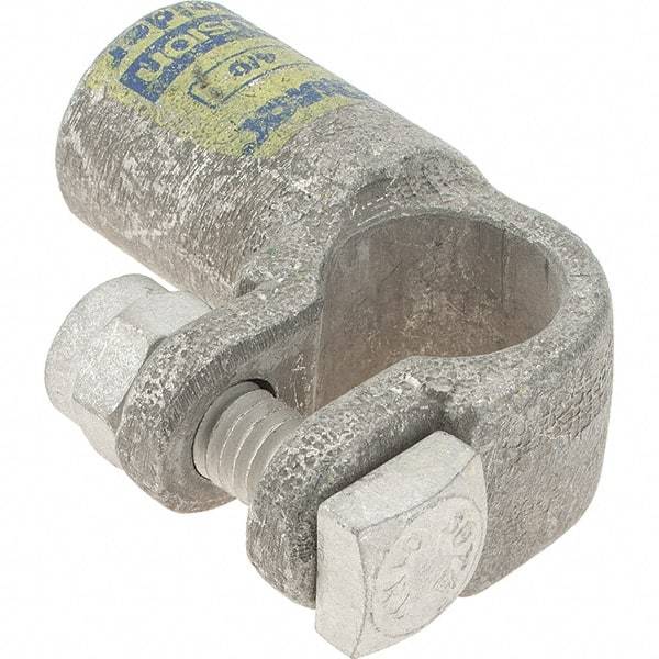 Made in USA - Automotive Battery 4/0 Right Elbow Terminal - Positive Polarity - USA Tool & Supply