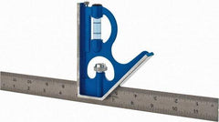 Empire Level - 2 Piece, 12" Combination Square Set - 1/64 & 1/32" (English) Graduation, Stainless Steel Blade, - USA Tool & Supply