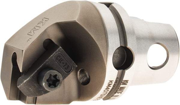 Kennametal - NG3L Insert, 40mm Head Length, Modular Grooving Cutting Unit Head - Right Hand Cut, System Size KM40, Through Coolant, Series Top Notch - USA Tool & Supply